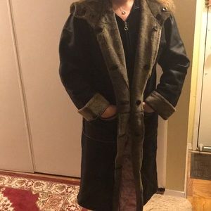 Vía Veneto lamb sherling coat